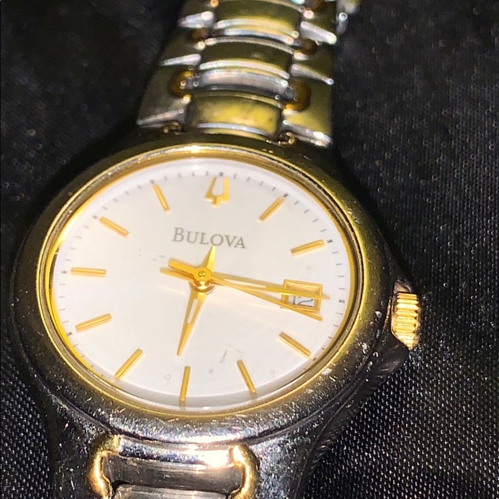 Silver with gold accent time piece (needs battery)